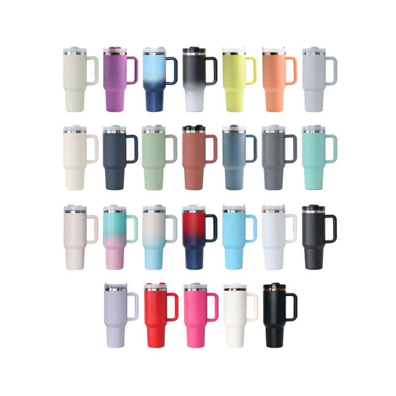1200ml Aero double wall insulated car mug – custom promotional travel mug for commuting or corporate gifting