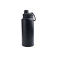 Black 1000ml Sonic vacuum insulated water bottle with custom logo