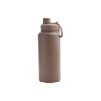 Brown 1000ml Sonic vacuum insulated water bottle with custom logo