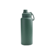 Green 1000ml Sonic vacuum insulated water bottle with custom logo
