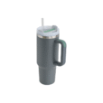 1200ml grey Aero double wall insulated car mug – custom promotional drinkware for corporate gifting or travel events