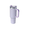 Custom 1200ml lavender Aero double wall insulated mug – sleek branded travel mug for executive gifts or corporate use