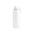 white 1000ml Sonic vacuum insulated water bottle with custom logo