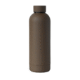 Custom dark brown 500ml Soft Touch Water Bottle