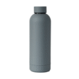 Custom Dark Grey 500ml Soft Touch Water Bottle