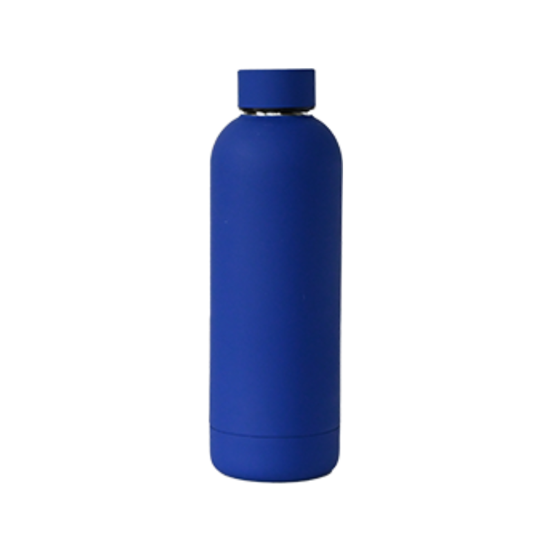 lapis blue Custom Lapis Blue 500ml Soft Touch Water Bottle