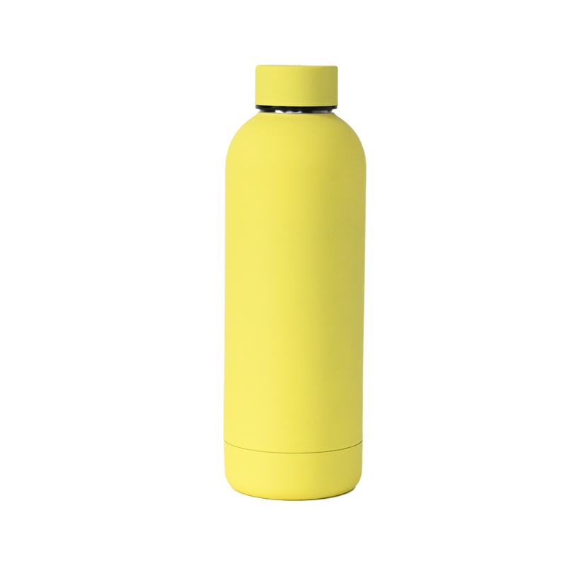lemon Custom Lemon 500ml Soft Touch Water Bottle