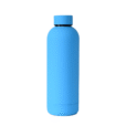 Custom Myra Blue 500ml Soft Touch Water Bottle