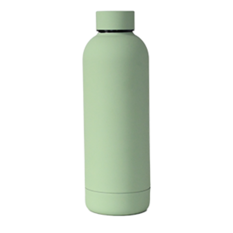 pistachio Custom Pistachio 500ml Soft Touch Water Bottle