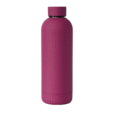 Custom Plum 500ml Soft Touch Water Bottle