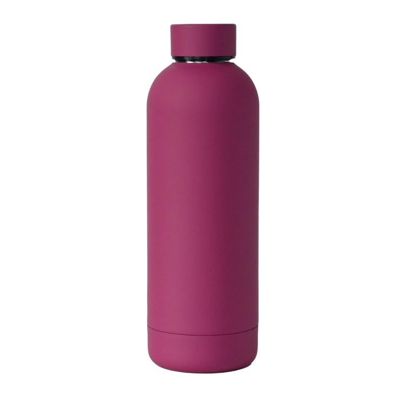 plum Custom Plum 500ml Soft Touch Water Bottle
