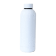 Custom white 500ml Soft Touch Water Bottle