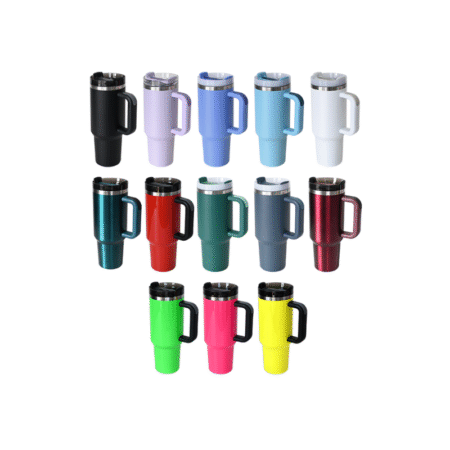Reusable 1200ml Aqua double wall tumbler – custom sustainable gift for trade shows or employee appreciation