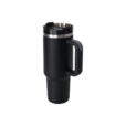 Large 1200ml black Aqua insulated car tumbler – sleek custom promotional mug for executive gifts or branded campaigns