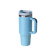 1200ml Ice blue vacuum insulated Aqua tumbler – branded travel drinkware ideal for daily coffee, long drives, or eco-friendly promotions