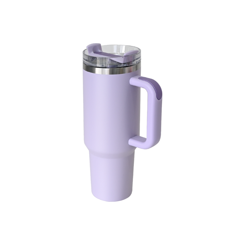 lavender 1200ml Aqua Double Wall Car Tumbler Custom 500ml Soft Touch Water Bottle