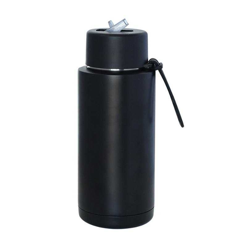 black (1) Custom 1000ml black Zenith Ceramic Reusable Bottle