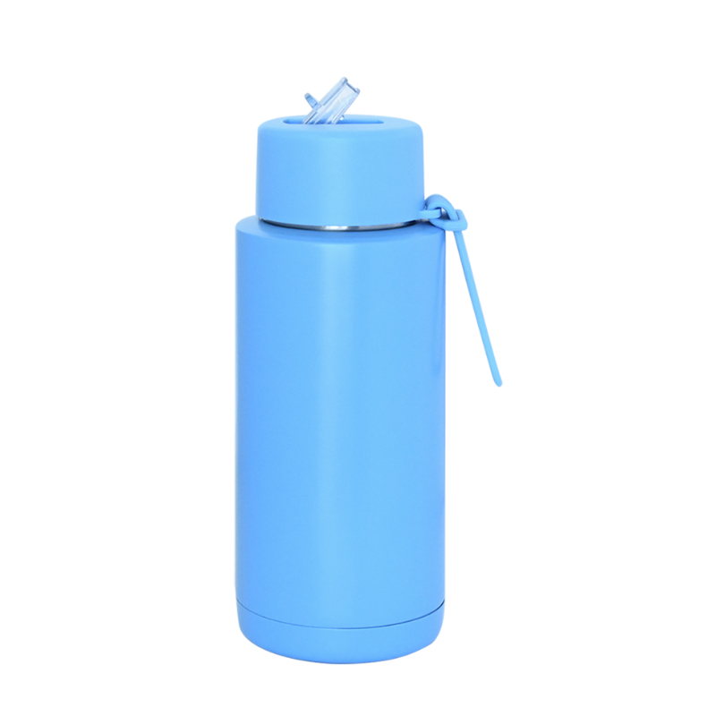blue Custom 1000ml blue Zenith Ceramic Reusable Bottle