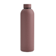 Custom dusky rose 750ml Soft Touch Water Bottle with logo