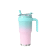 Large 1200ml gradient Aspire insulated car mug – sleek ergonomic promotional gift for executives or corporate branding