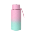 Custom 1000ml gradient pink aqua Zenith Ceramic Reusable Bottle