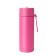 Custom 595ml hot pink Zenith Ceramic Reusable Bottle