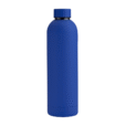 Custom lapis blue 750ml Soft Touch Water Bottle with logo