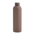 Custom light brown 750ml Soft Touch Water Bottle with logo