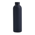 Custom navy 750ml Soft Touch Water Bottle with logo