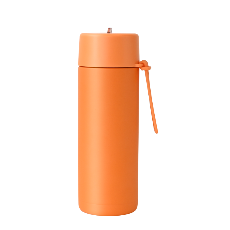 orange Custom 595ml orange Zenith Ceramic Reusable Bottle