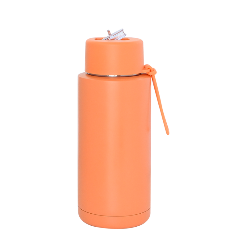 orange 1000ml Zenith Ceramic Reusable Bottle Custom 1000ml orange Zenith Ceramic Reusable Bottle