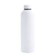 Custom white 750ml Soft Touch Water Bottle with logo