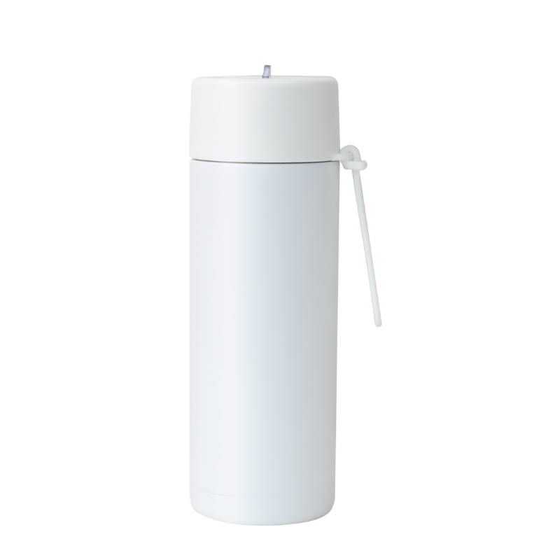 white Custom 595ml white Zenith Ceramic Reusable Bottle