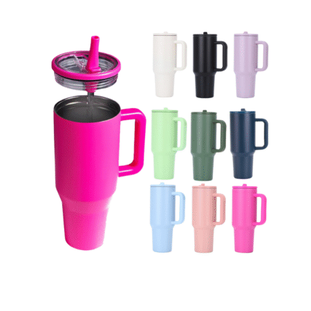 Large 1200ml Sunrise thermal stainless steel mug – branded executive gift for trade shows or client appreciation