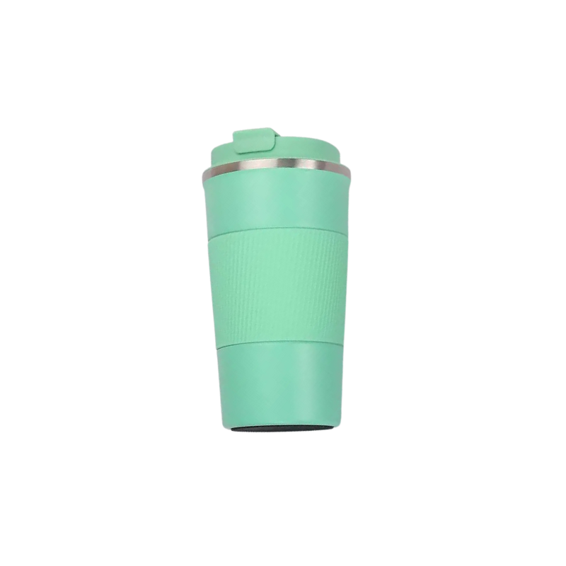 BLACK (3) Promotional Stainless Steel Insulated Coffee Mug in Mint colour – 380ml & 510ml