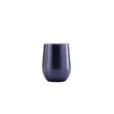 Custom 350ml Gloss Grey Finished Double Wall Vacuum Wine Tumbler - Without Rim
