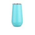 Custom 180ml Teal Stainless Steel Champagne Tumbler
