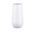Custom 180ml White Stainless Steel Champagne Tumbler