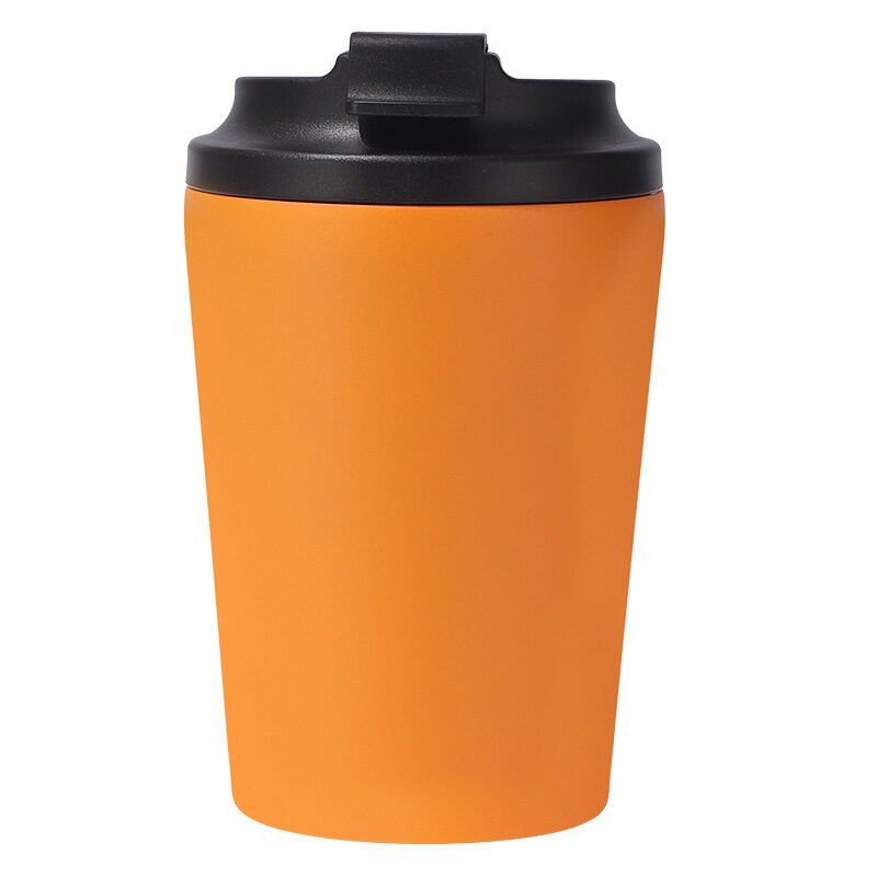 ORANGE custom 350ml orange Stainless Steel Coffee Cup