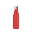 Promotional 500ml Kola matt red Vacuum Bottle with logo printed