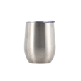350ml Double Wall Vacuum Insulated Wine Tumbler - brushed Stainless Steel