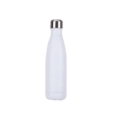 Promotional 500ml Kola white Vacuum Bottle with logo printed