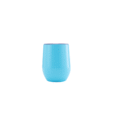 Custom 350ml Gloss Aqua Finished Double Wall Vacuum Wine Tumbler - Without Rim