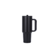 1200ml black Sunrise thermal travel mug – personalised stainless steel drinkware for staff gifts or travel promotions