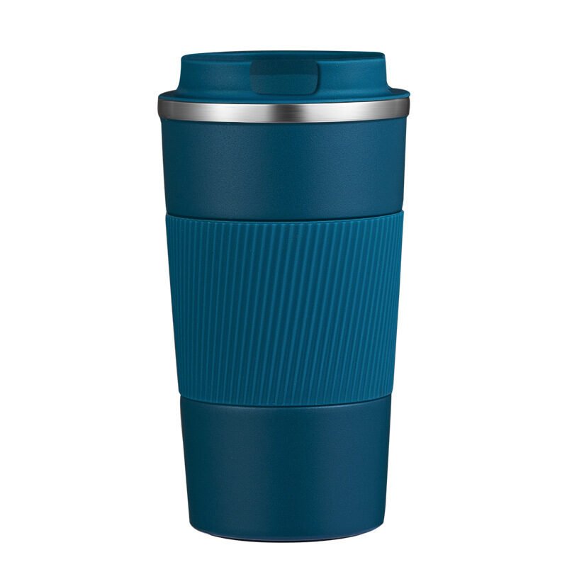 blue Promotional Stainless Steel Insulated Coffee Mug in blue colour – 380ml & 510ml