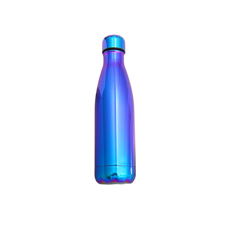 blue Promotional Electroplated Finish 500ml Kola Vacuum Bottle