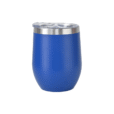 Personalised 350ml Matt blue Double Wall Vacuum Insulated Wine Tumbler