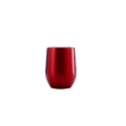 Custom 350ml Gloss Red Paint Finished Double Wall Vacuum Wine Tumbler - Without Rim
