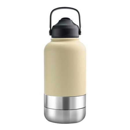 Promotional 1000ml EcoPet BPA-Free Travel Hydration Set for Dogs - rcream