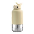 Personalised EcoPet cream BPA-Free Dog Adventure Feeding and Drinking Solution 1000ml